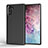 Silicone Candy Rubber TPU Line Soft Case Cover S01 for Samsung Galaxy Note 10 5G Black