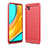 Silicone Candy Rubber TPU Line Soft Case Cover WL1 for Xiaomi Redmi 10A 4G Red