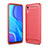 Silicone Candy Rubber TPU Line Soft Case Cover WL1 for Xiaomi Redmi 9AT Red