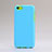 Silicone Candy Rubber TPU Soft Case for Apple iPhone 5C Sky Blue