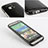 Silicone Candy Rubber TPU Soft Case for HTC One M8 Black