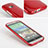 Silicone Candy Rubber TPU Soft Case for HTC One M8 Red