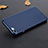 Silicone Candy Rubber TPU Twill Soft Case B02 for Apple iPhone SE (2020) Blue
