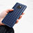 Silicone Candy Rubber TPU Twill Soft Case B02 for Huawei Mate 20 Pro Blue