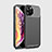 Silicone Candy Rubber TPU Twill Soft Case Cover for Apple iPhone 11 Pro Black
