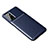 Silicone Candy Rubber TPU Twill Soft Case Cover for Huawei Honor 30S Blue