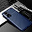 Silicone Candy Rubber TPU Twill Soft Case Cover for Huawei Honor 50 5G Blue