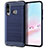 Silicone Candy Rubber TPU Twill Soft Case Cover for Huawei P30 Lite New Edition Blue