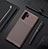 Silicone Candy Rubber TPU Twill Soft Case Cover for Huawei P30 Pro New Edition Brown