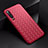 Silicone Candy Rubber TPU Twill Soft Case Cover for Huawei P30 Red