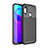 Silicone Candy Rubber TPU Twill Soft Case Cover for Huawei Y6 Pro (2019) Black