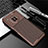 Silicone Candy Rubber TPU Twill Soft Case Cover for Huawei Y9a Brown