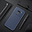 Silicone Candy Rubber TPU Twill Soft Case Cover for LG G8 ThinQ Blue