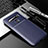 Silicone Candy Rubber TPU Twill Soft Case Cover for LG K61 Blue