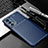 Silicone Candy Rubber TPU Twill Soft Case Cover for Motorola Moto Edge 20 Pro 5G Blue