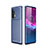 Silicone Candy Rubber TPU Twill Soft Case Cover for Motorola Moto Edge Plus Blue