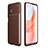 Silicone Candy Rubber TPU Twill Soft Case Cover for Motorola Moto G Stylus (2021) Brown