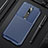 Silicone Candy Rubber TPU Twill Soft Case Cover for Nokia 4.2 Blue