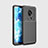 Silicone Candy Rubber TPU Twill Soft Case Cover for Nokia 6.2 Black