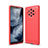 Silicone Candy Rubber TPU Twill Soft Case Cover for Nokia 9 PureView Red
