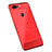 Silicone Candy Rubber TPU Twill Soft Case Cover for OnePlus 5T A5010 Red