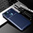 Silicone Candy Rubber TPU Twill Soft Case Cover for Oppo A12 Blue