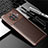 Silicone Candy Rubber TPU Twill Soft Case Cover for Oppo Ace2 Brown