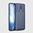 Silicone Candy Rubber TPU Twill Soft Case Cover for Oppo Reno Z Blue