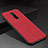 Silicone Candy Rubber TPU Twill Soft Case Cover for Oppo RX17 Pro Red