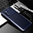 Silicone Candy Rubber TPU Twill Soft Case Cover for Realme 6 Blue