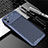 Silicone Candy Rubber TPU Twill Soft Case Cover for Realme C11 Blue