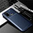 Silicone Candy Rubber TPU Twill Soft Case Cover for Realme C17 Blue