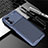 Silicone Candy Rubber TPU Twill Soft Case Cover for Realme V5 5G Blue