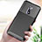 Silicone Candy Rubber TPU Twill Soft Case Cover for Realme X Black