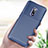 Silicone Candy Rubber TPU Twill Soft Case Cover for Realme X Blue