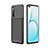 Silicone Candy Rubber TPU Twill Soft Case Cover for Realme X50 5G Black