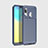 Silicone Candy Rubber TPU Twill Soft Case Cover for Samsung Galaxy A20e Blue