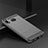 Silicone Candy Rubber TPU Twill Soft Case Cover for Samsung Galaxy A6s Silver