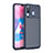 Silicone Candy Rubber TPU Twill Soft Case Cover for Samsung Galaxy M30 Blue