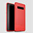 Silicone Candy Rubber TPU Twill Soft Case Cover for Samsung Galaxy S10 5G Red