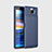 Silicone Candy Rubber TPU Twill Soft Case Cover for Sony Xperia 8 Blue
