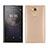 Silicone Candy Rubber TPU Twill Soft Case Cover for Sony Xperia L2 Gold