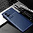 Silicone Candy Rubber TPU Twill Soft Case Cover for Vivo iQOO 8 5G Blue