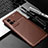 Silicone Candy Rubber TPU Twill Soft Case Cover for Vivo iQOO 8 5G Brown