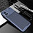 Silicone Candy Rubber TPU Twill Soft Case Cover for Vivo V20 Pro 5G Blue