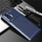 Silicone Candy Rubber TPU Twill Soft Case Cover for Vivo X50 Pro 5G Blue