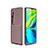 Silicone Candy Rubber TPU Twill Soft Case Cover for Xiaomi Mi Note 10 Brown