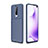 Silicone Candy Rubber TPU Twill Soft Case Cover for Xiaomi Redmi K30i 5G Blue