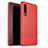 Silicone Candy Rubber TPU Twill Soft Case Cover G02 for Huawei P30 Red