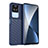 Silicone Candy Rubber TPU Twill Soft Case Cover MF1 for Xiaomi Poco F4 5G Blue